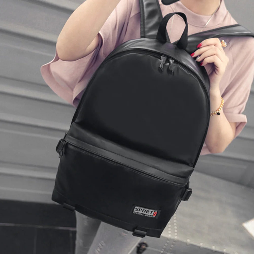 2017 Designer Men Backpacks Pu Leather Rucksack School Bag For Teenagers Black Women Backpack Travel Bolsas Mochila Feminina B25 2017 Designer Men Backpacks Pu Leather Rucksack School Bag For Teenagers Black Women Backpack Travel Bolsas Mochila Feminina B25