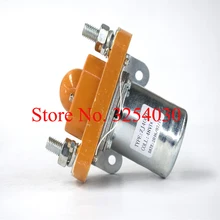 Стильный Домашний оранжевый 48 V 400A DC контактор ZJ400D для электрический Туристический Тренер или экскурсионный автомобиль электрические паллетные тележки