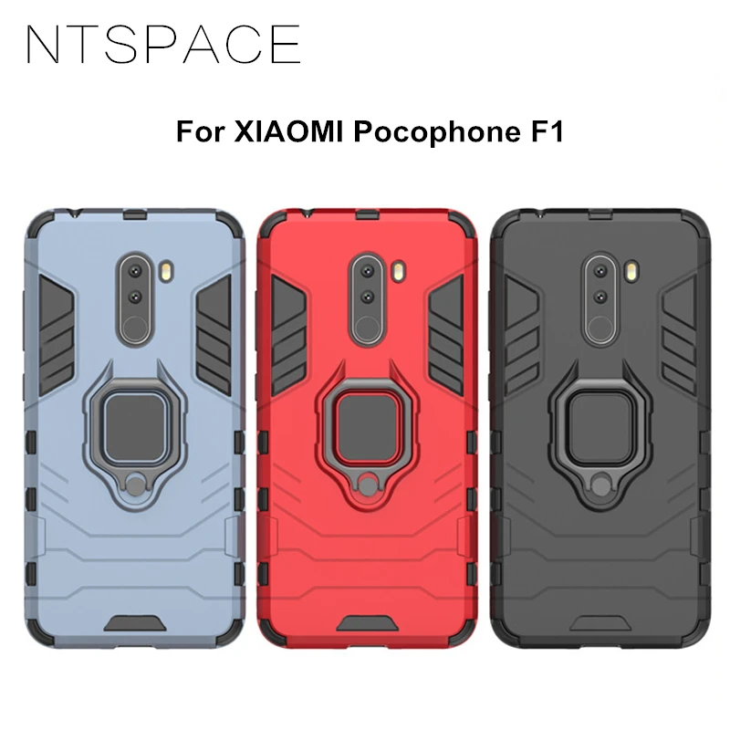 

Magnetic Ring Stand Phone Case for Xiaomi Mi 8 SE Pocophone F1 Case Soft TPU Silicone Shockproof Cover For Redmi Note 6 S2 5Plus