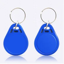 13,56 мГц FM1108 IC M1 брелков метки доступ Управление RFID Key Finder карта маркер посещаемости Управление брелок ПВХ Водонепроницаемый