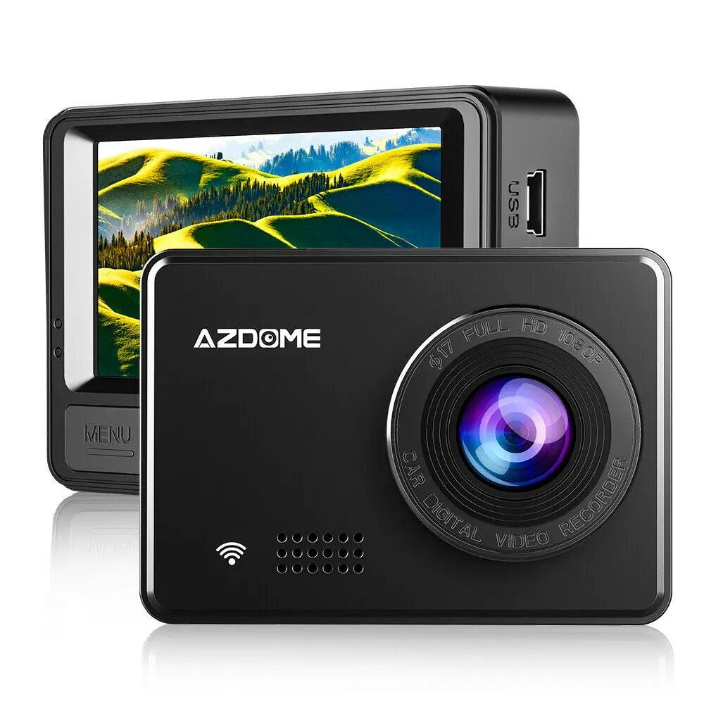 AZDOME M08 FHD 1080 P sony IMX323 150 градусов Wifi Автомобильный видеорегистратор