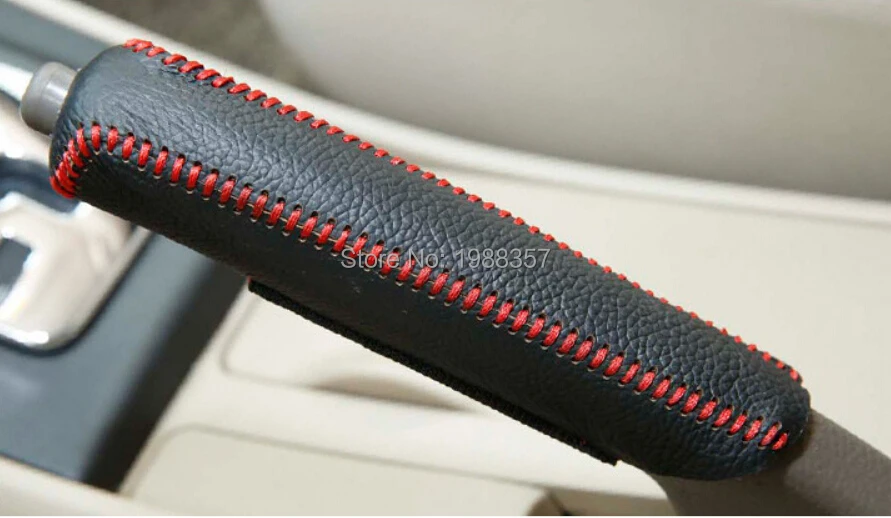 Автомобильная ручная швейная Шестерня из натуральной кожи Покрытие оболочки для Skoda Octavia Fabia Superb ручная коробка передач