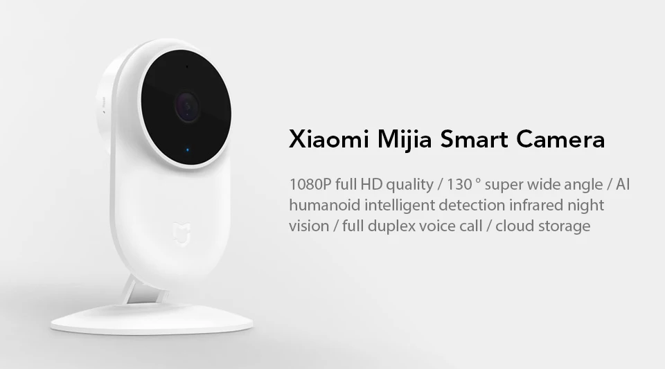 Xiaomi Mijia 1080P IP камера 130 градусов FOV ночного видения 2,4 ГГц Xioami домашний комплект безопасности монитор CCTV