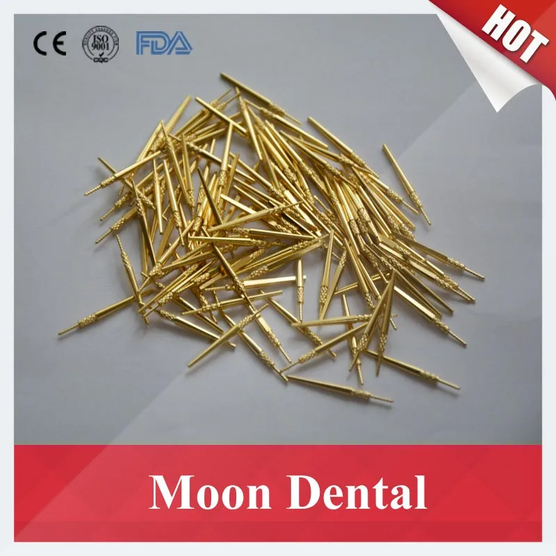 Passador de Bronze Puro com Pico Ferramenta de Laboratório Vendas Lote 3 Tamanho Pequeno 2.2*28mm Alta Qualidade 100% Pinos Dental Material 1000 Pçs - 12 Beleza e saúde