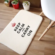 И надписью «Keep Calm 50x80 см ковры для Гостиная Спальня прямоугольные коврики коралловые бархатное замшевое Половики, коврики de cozinha украшение дома