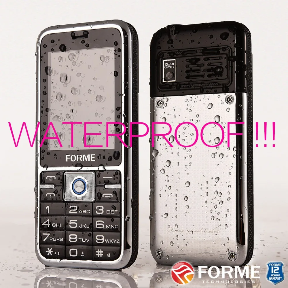 Водонепроницаемый!!! Большая Батарейка!!! FORME X MAN  двойная симка bluetooth факел