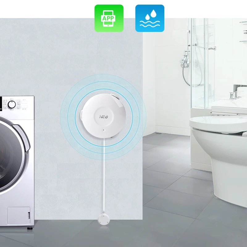 Нео Смарт Wi Fi протечка воды сенсор детектор утечки воды приложение уведомления оповещения для Умный дом жизни