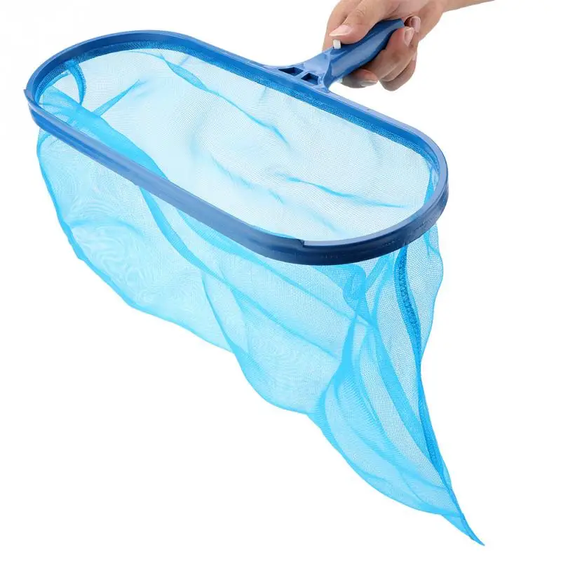 ABS синий Пластик листьев Скиммер тонкая сетка глубокий мешок бассейн пруд Ванна Портативный инструмент для очистки