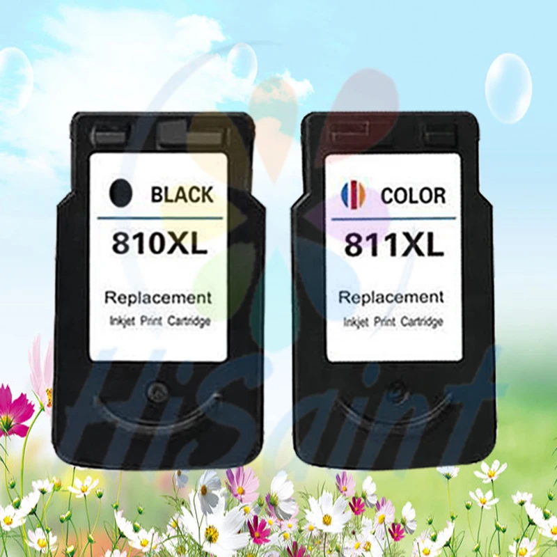 

Hot genuine 2Pcs(black+color) compatible black PG 810 CL-811 for Canon 810 811 MP245 MP258 MP268 for Canon MP276 MP486 printer