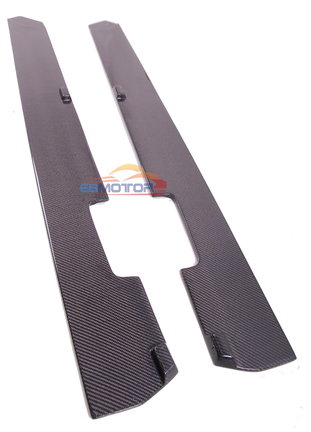 ebmotor-com Real Carbon Fiber side skirts spoiler splitter 4pcsSet For Benz W212 E63 AMG 11-14  18_6710