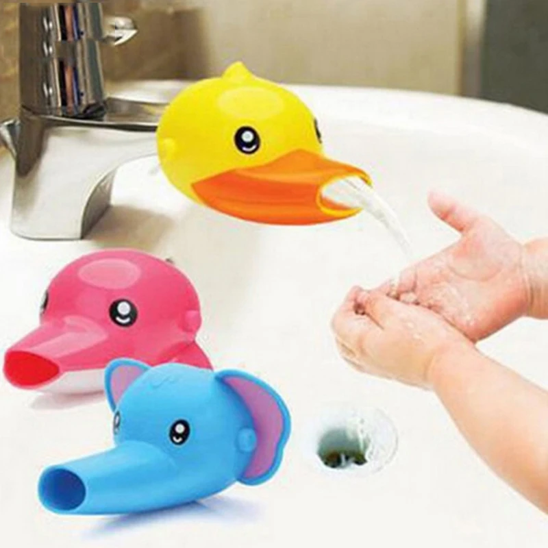 1-pc-Free-shipping-Happy-Fun-Animals-Faucet-Extender-Baby-Tubs-Kids-Hand-Washing-Bathroom-Sink
