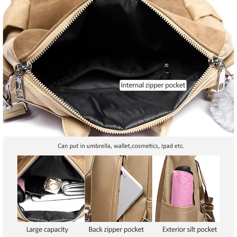 Рюкзак для ноутбука Дизайнер Колледж на молнии из искусственной замши замок розовый Винтаж школьные сумки для подростков Mochila кошелек Портфели