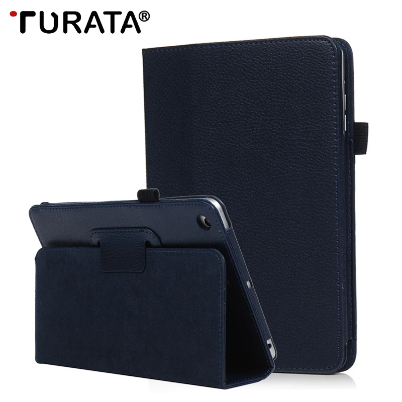 

Turata Flip Litchi PU Leather Case Cover For Apple ipad Mini 4 Protective Cases Funda Auto Sleep /Wake Up Smart Stand Holder