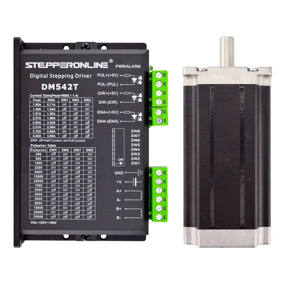 

1 Axis Stepper CNC Kit 3.0Nm(425oz.in) Nema 23 Stepper Motor & Driver