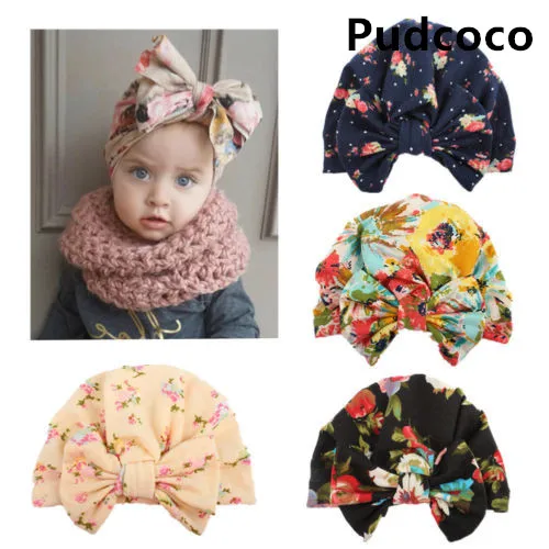 

Baby Newborn Girl Infant Toddler Bowknot Beanie Cute Hat Hospital Cap Comfy Hats