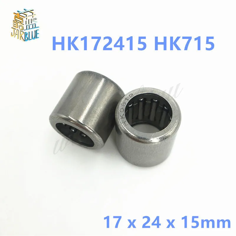 

2Pcs HK172415 TA1715 7943/17 Drawn Cup Type Needle Roller Bearing 17 x 24 x 15mm Free shipping High Quality