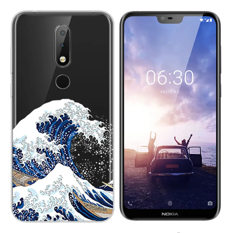 Arvin Soft TPU Case for Nokia 2 3 5 6 7 2017 Painted Cover for Nokia X6 2018 Nokia 6 2018 7 8 3.1 6.1 Protective Silicone Case  (17)
