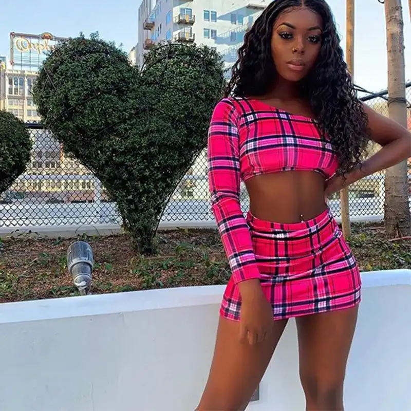 hot pink outfit set
