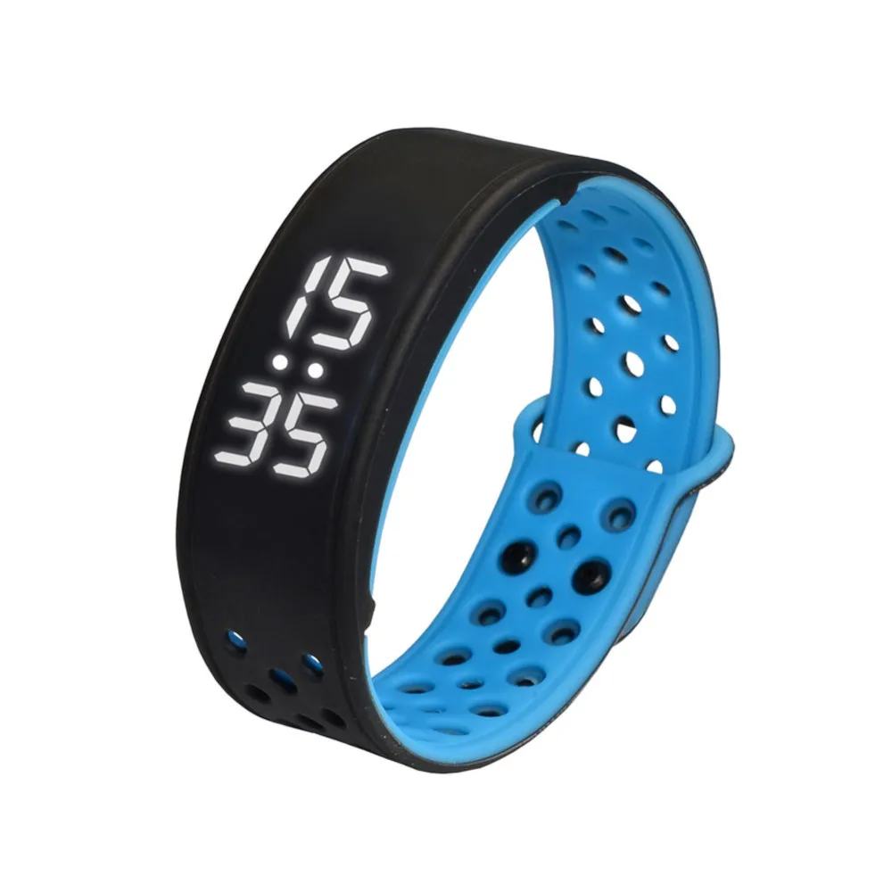 New W9 Waterproof Smartband Wrist Sport Bracelet Pedometer Activity Tracker Blue