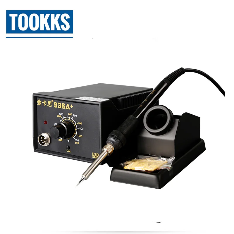 Kaisi 936A+ Temperature Control Soldering Station 220V 60W LED Digital Display Welding Machine With Iron Holder | Инструменты