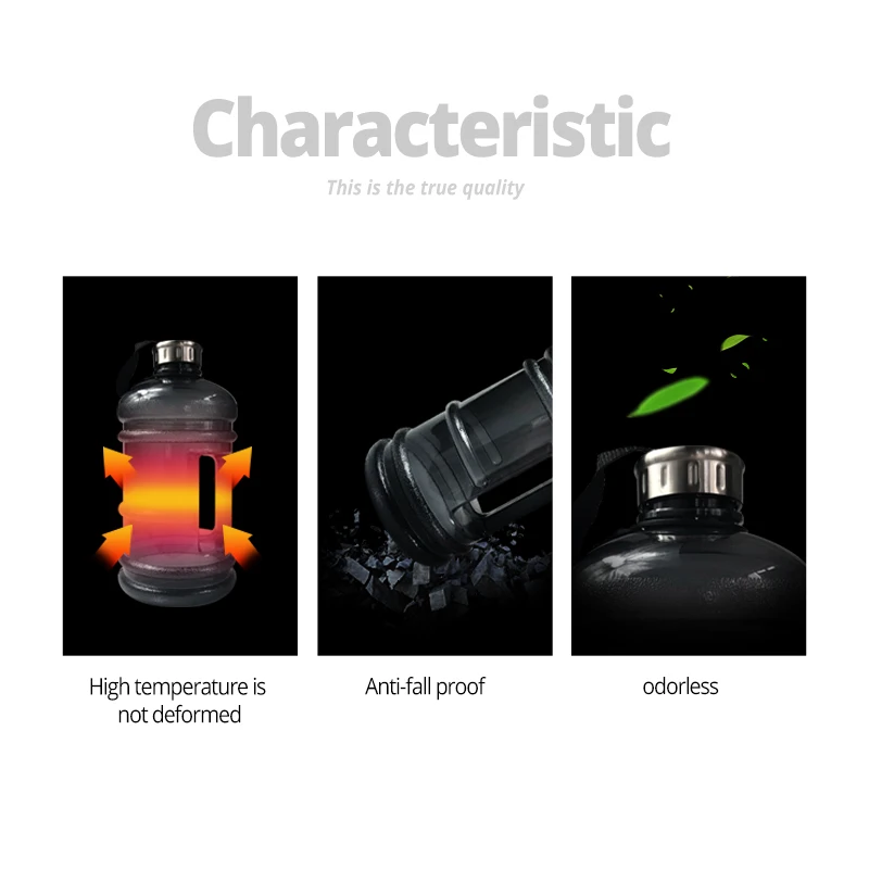 2200 مللي الصالة الرياضية المياه زجاجة bpa في الهواء الطلق قدرة Gym نصف جالون اللياقة البدنية التدريب التخييم تشغيل تجريب زجاجات 2200 مللي الصالة الرياضية المياه زجاجة bpa في الهواء الطلق قدرة Gym نصف جالون اللياقة البدنية التدريب التخييم تشغيل تجريب زجاجات