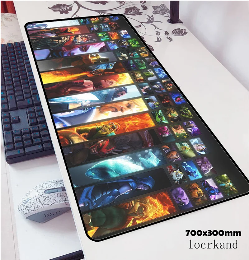  dota 2 mouse pad 700x300x3mm pad mouse notbook computer padmouse locrkand gaming mousepad gamer to 
