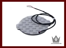 Tcart Auto Led Light 11.7cm*10cm Car LED Emblem Badge Lights 4D Logo LED Light Decorative Front Rear Logo Accessories For Nissan