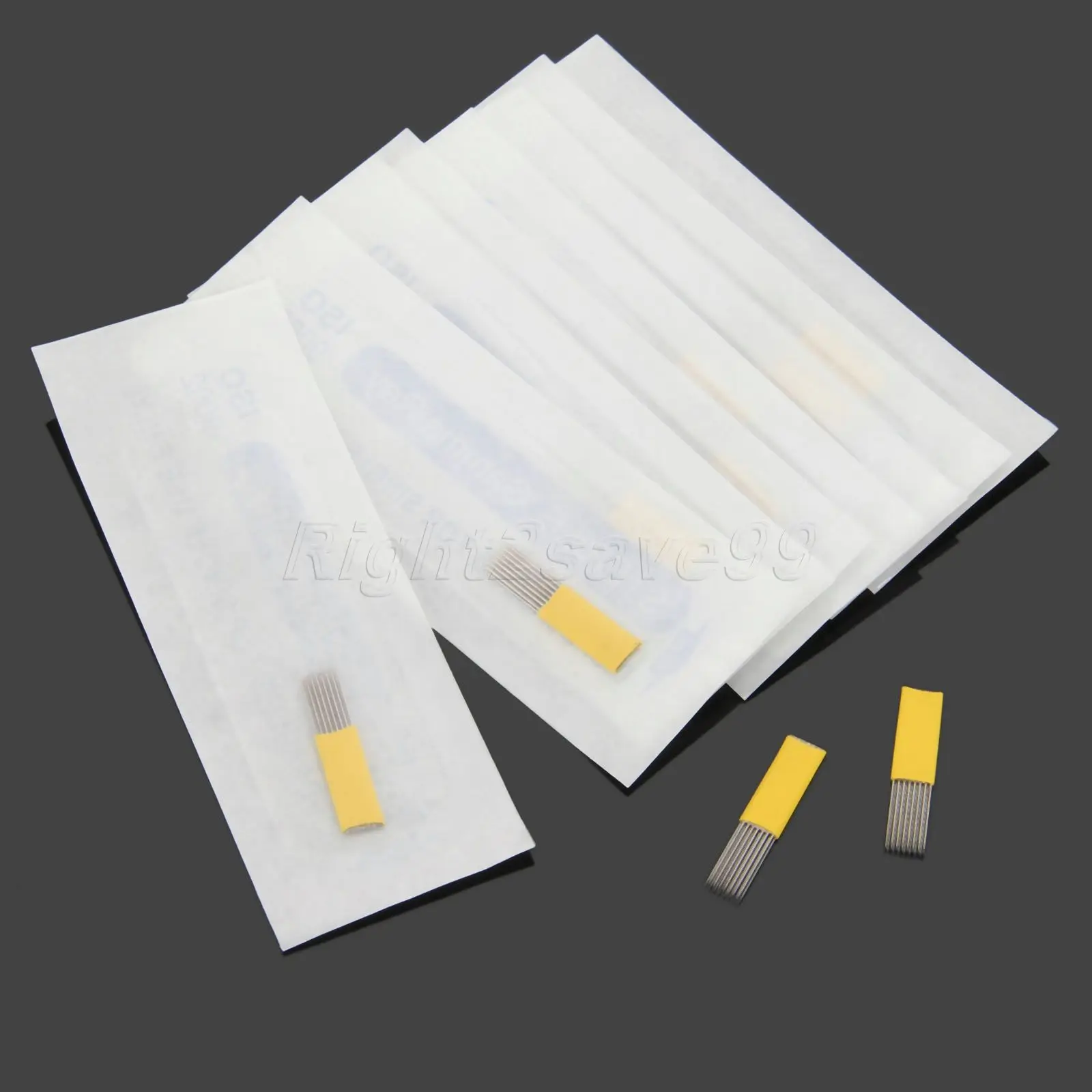 Лезвие для татуажа бровей 15 контактов 10 шт.|needle blade|permanent makeup bladetattoo pins |