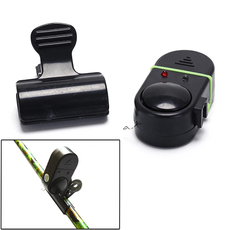 

NEW Electronic Bite Fish Alarm Bell Fishing Rod Pole W/ LED light Hot Selling
