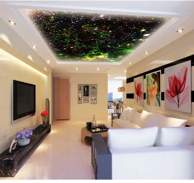 

new large wall mural wallpaper living room bedroom wallpaper picture TV background wall three-dimensional wallpaper Fantasy Sky
