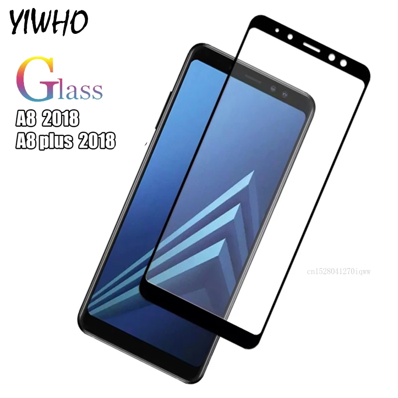

Full Cover Screen Protector for Samsung Galaxy A8 2018 / A8 Plus A530F A730F Tempered Glass on Sansung A8Plus Safety Glass Film
