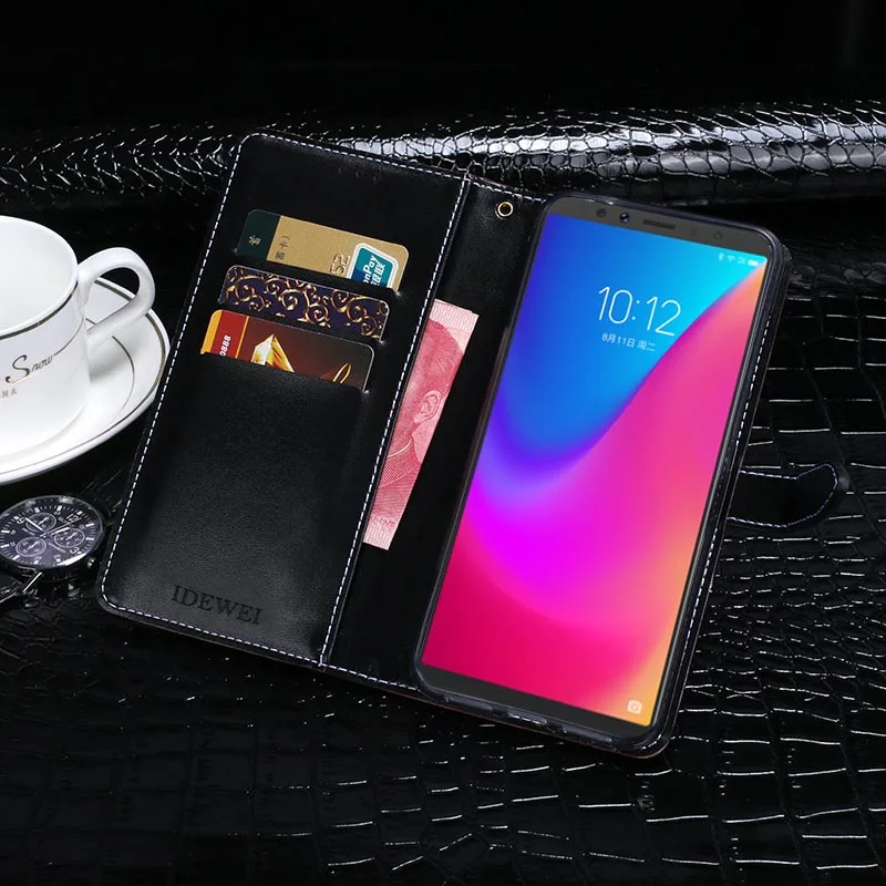 Чехол для Lenovo K5 Pro кожаный чехол книжка с текстурой крокодиловой кожи аксессуары