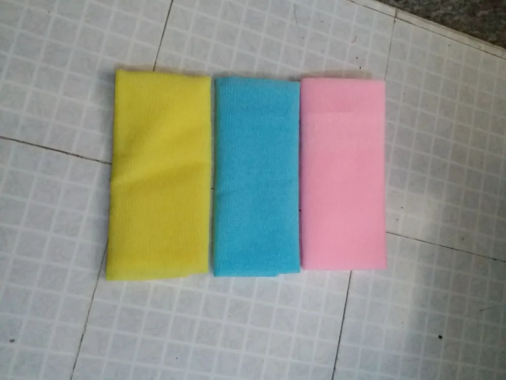 US $265.00 200pcsLot Nylon Japanese Exfoliating Beauty Skin Bath Shower Wash Cloth Towel Back Scrub