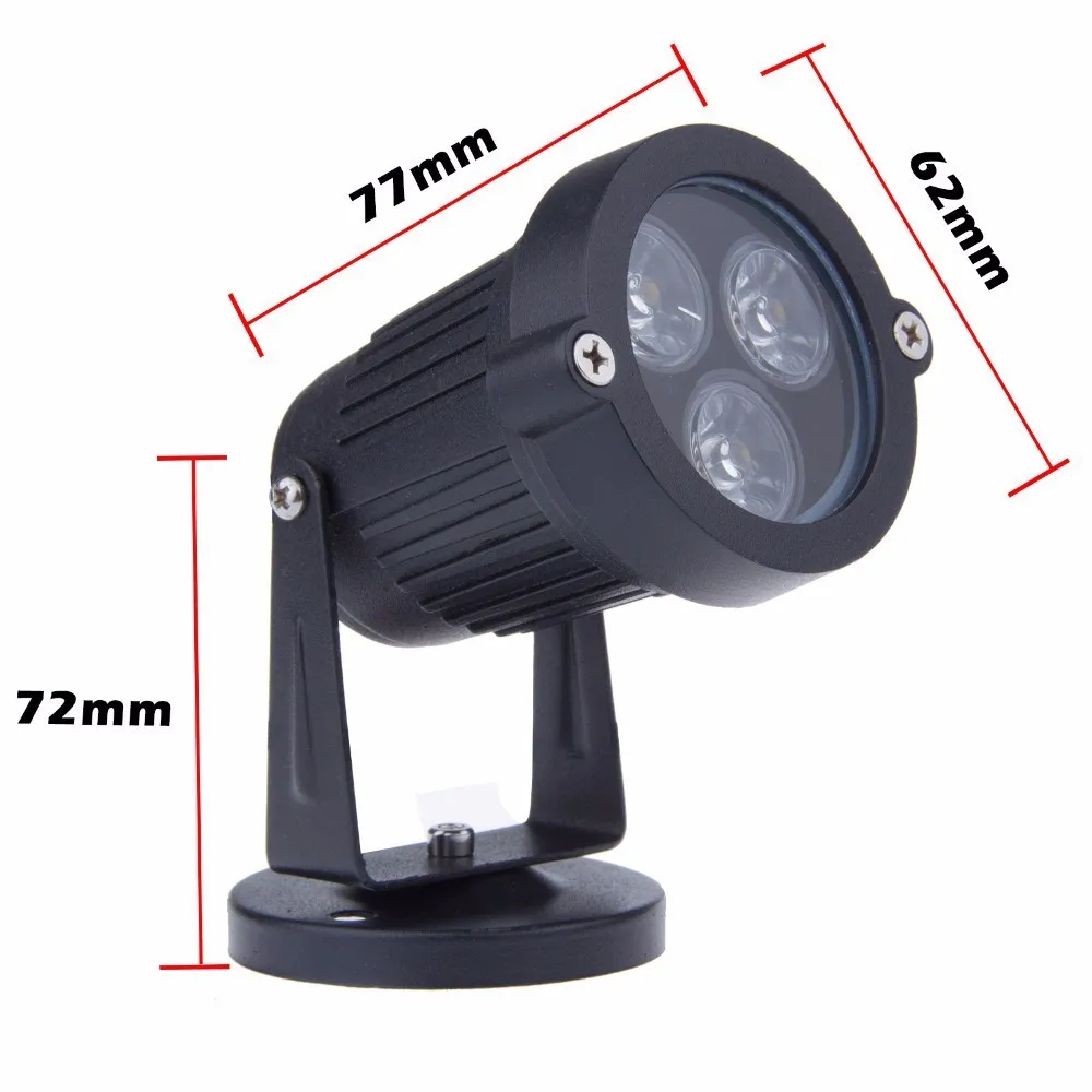 Luz do Jardim ao ar Dc12v 24 v Lâmpadas Led Gramado Luz Paisagem 9 w 110 v 220 v à Prova d' Água Livre Branco Morno Spike Caminho Luzes Led 9 luz 9 w 110 v 220 v