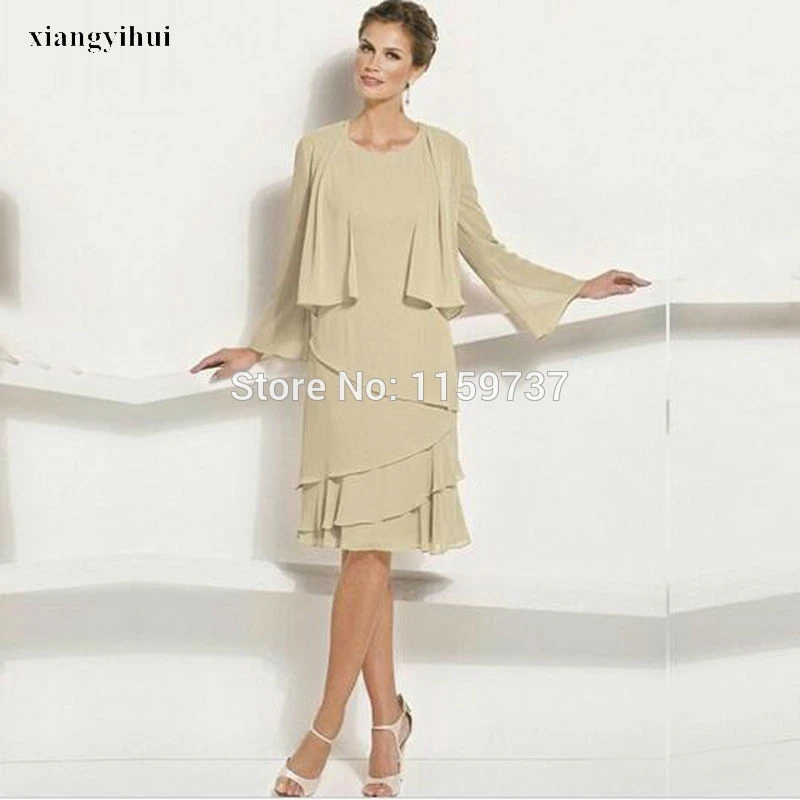 knee length frock with jacket