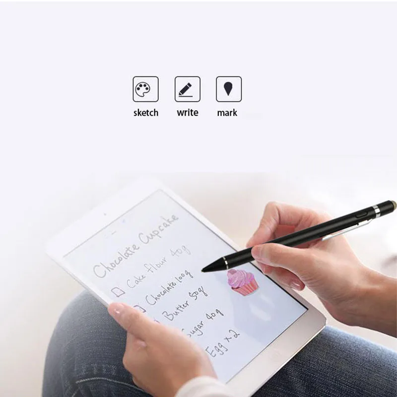 

2 in1 For Apple Pencil Active Stylus Pen Capacitive Touch Screen Pen for Tablet Apple iPhone 7 iPad 2018 Pro/1/2/3/4 Tablet Pens