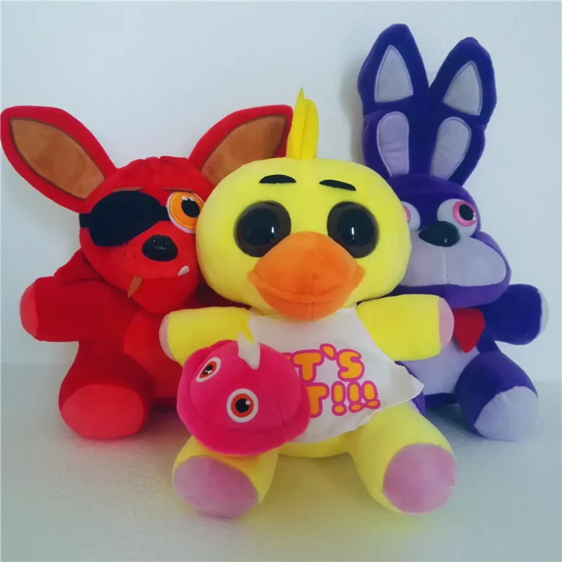 Плюшевая кукла Five Nights At Freddy's FNAF 25 см медведь Фредди Фокси Бонни и Чика мягкие
