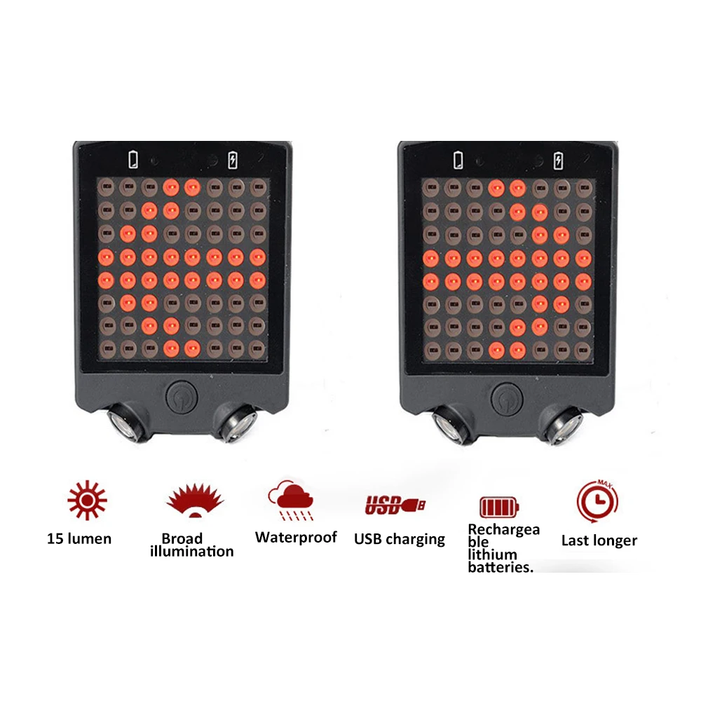 Top Cycling Warning Light Turn Signal Laser Tail Light LED Wireless Laser Bicycle Rear Tail Light Bike Turn Signals Safety 3 Top Cycling Warning Light Turn Signal Laser Tail Light LED Wireless Laser Bicycle Rear Tail Light Bike Turn Signals Safety 3