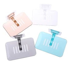 1 шт., однослойная мыльница на присоске, держатель, портативная мыльница, подставка для хранения, мыльница, подставка для кухни, аксессуары для ванной комнаты