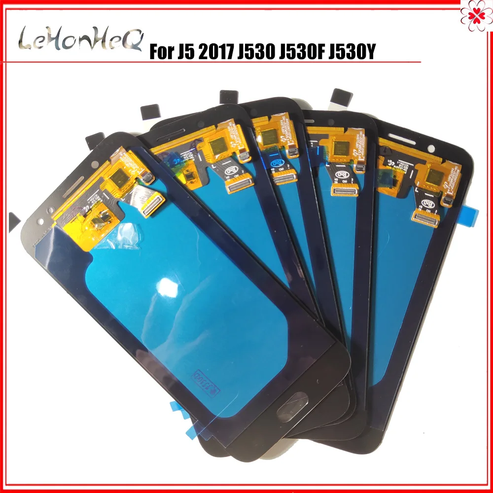 

5 Pieces/lot LCD For Samsung Galaxy J5 Pro 2017 J530 J530F LCD Display Touch screen Digitizer Assembly For samsung J530 4.97