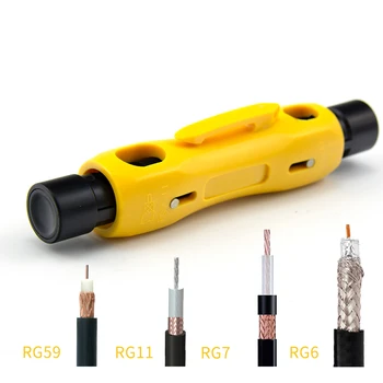 

Coaxial Cable Stripper Stripping Pliers Pen Tool For RG59 RG11 RG7 RG6