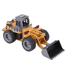 1520 1:16 6CH RC Excavator Digger Alloy Remote Control Toy Vehicle with USB Cable High Imitation Light RC Vehicle Boys’ Toy