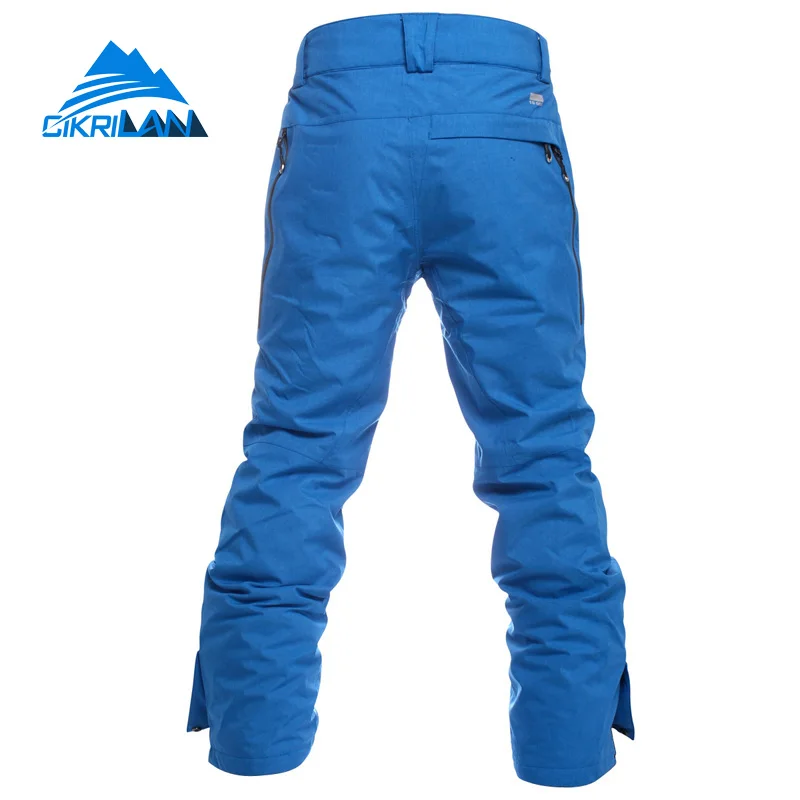 Venta caliente 2016 resistente al agua invierno pantalon esqui hombre nieve térmico a prueba de viento esquí de algodón Pantalones hombres snowboard Pantalones