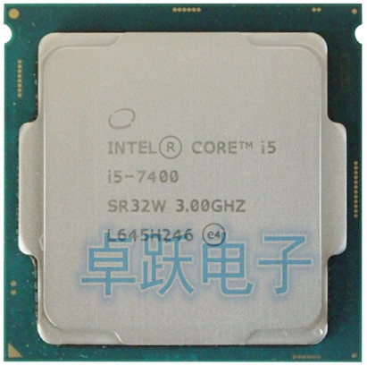 Intel core i5シリーズプロセッサ,i5 7400 I5-7400 cpu,lga 1151-land FC-LGA,14ナノメータ