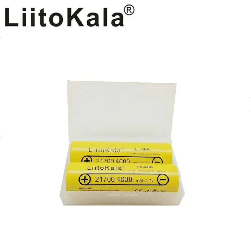 2-14 шт LiitoKala Lii-40A 40A Originals 21700 4000 mah аккумуляторная батарея и сигарета обслуживание Капо