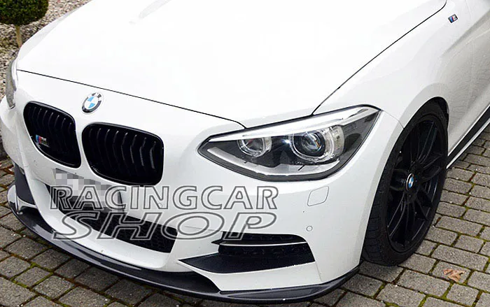 3D style FRONT LIP SPOILER For BMW F20 1-SERIES M TECH M SPORT BUMPER 11-14