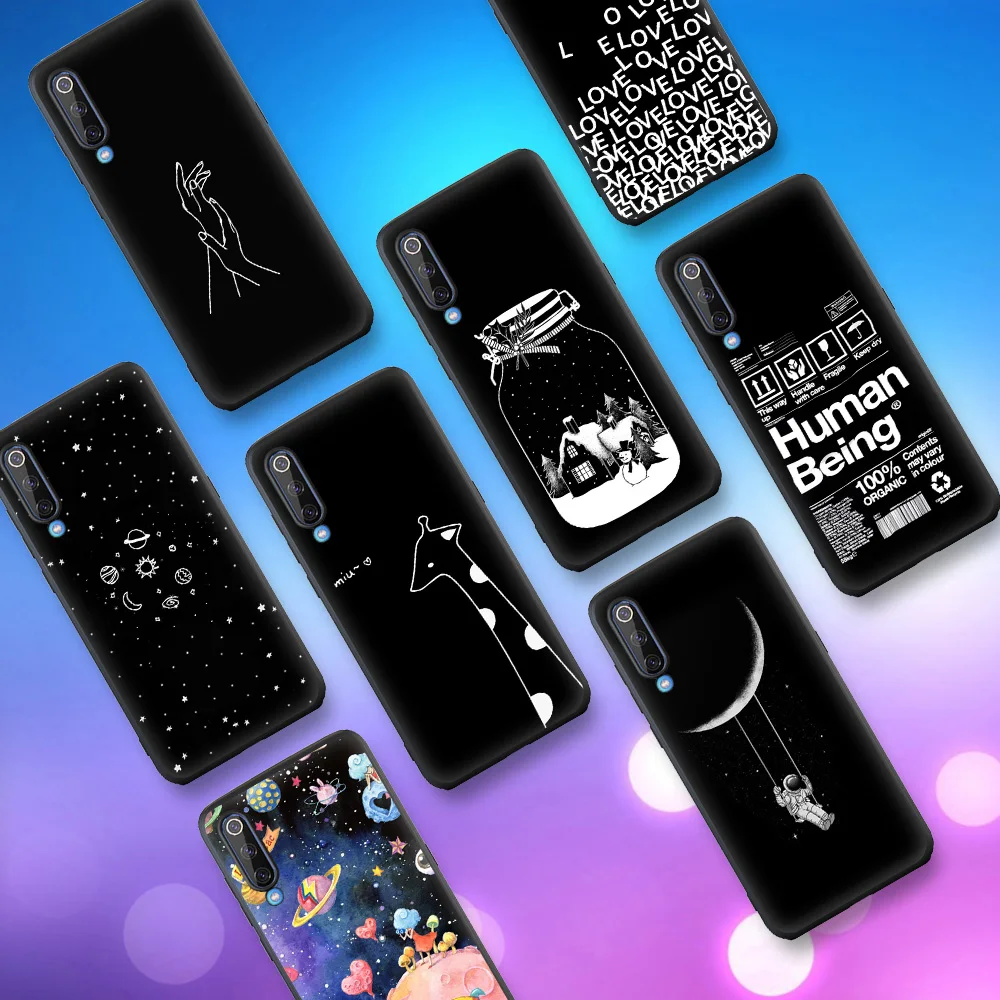 Узорчатая задняя крышка чехол для Xiaomi Mi 9 SE крутой дизайн животное защитные
