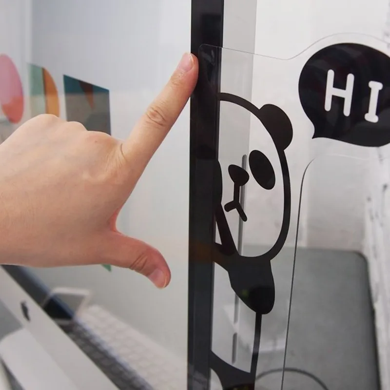 Компьютерный экран стикер Милая панда сообщение памятка 3d стикер стены s многофункциональная Закладка сообщение заметки доска домашний декор