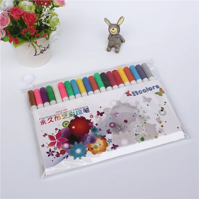

Cloth DIY color painting pen Water is not fading drawing graffiti personality creative marker pen Advanced color pen