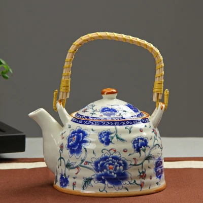 

Water Jug Pot Table Water Kettle 900ml Ceramic Kettle with Filter Small Lovely Kettle Jug Pot Tea Pot Leisure Style
